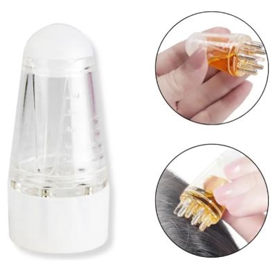 MINI APLICADOR ÓLEO CAPILAR COM MASSAGEADOR