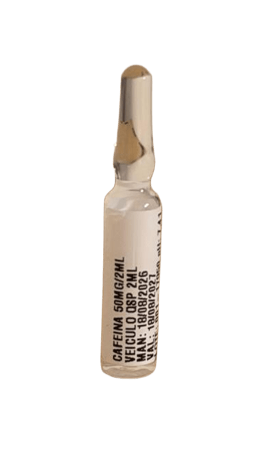 CAFEINA 50MG/2ML